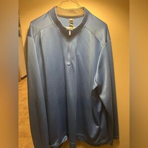 Adidas Blue Quarter-Zip Pullover